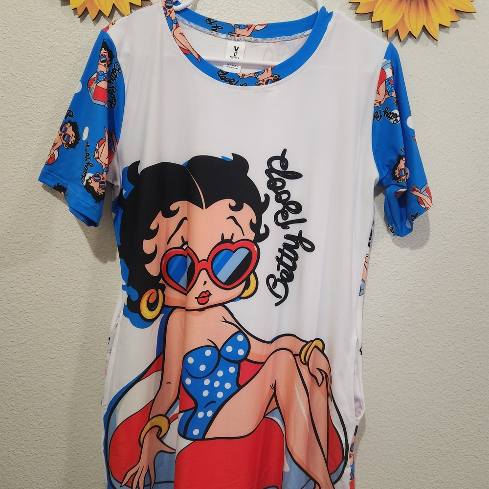 Colorful Cartoon Graphic T-Shirt